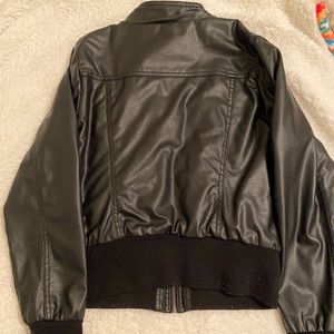 Faux Leather Jacket